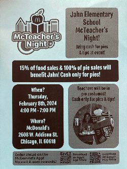 Jahn McTeacher\'s Night 